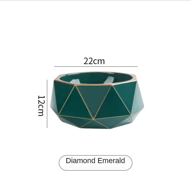 PGB - Luxury Diamond Ceramic Large Bowl For Dog