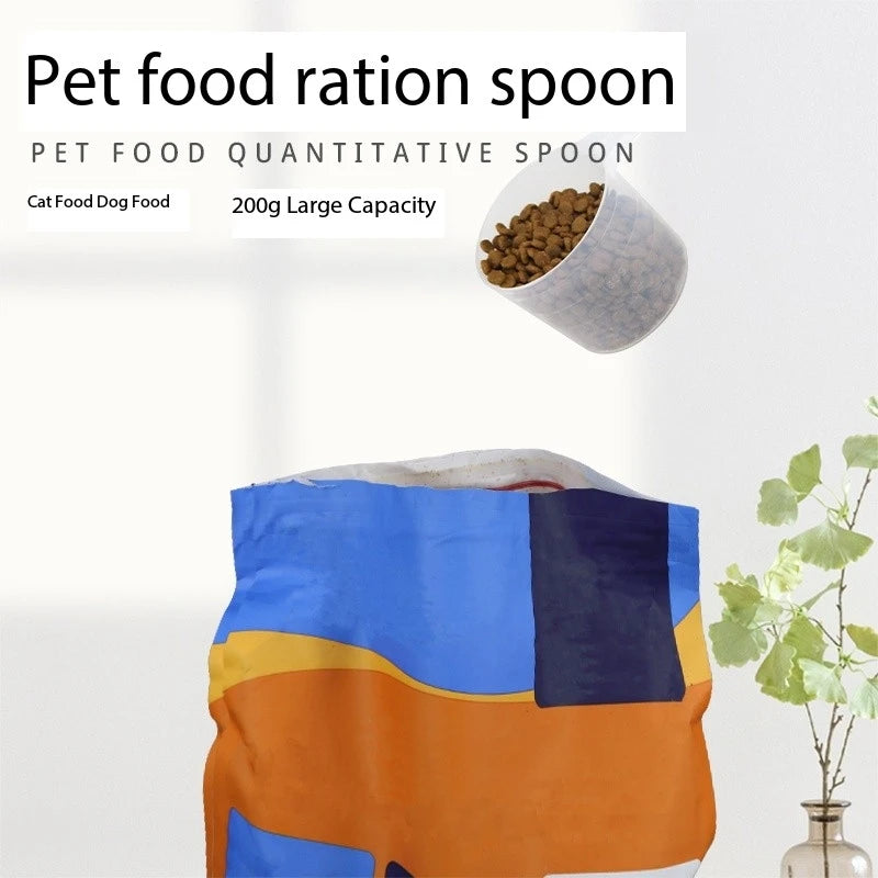 PGB - 2 in 1 Dog Cat Measuring Feeding Spoon Scoop