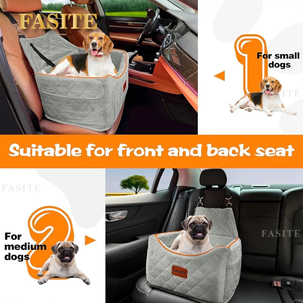 PGB - 2 in 1 Dog Car Seat for small Dogs or Cats