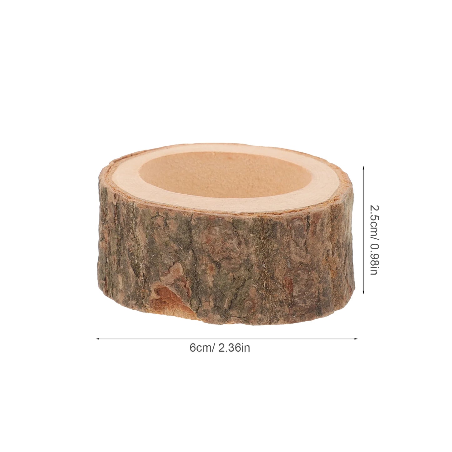 PGB - 2 in 1 Stylish Wooden Bowl For Small Cats, Small Dogs, Small Rabbits and Small Hamsters.